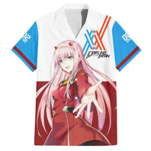 002 Zero Two Strelitzia Hawaiian Shirt Anime (Copy)